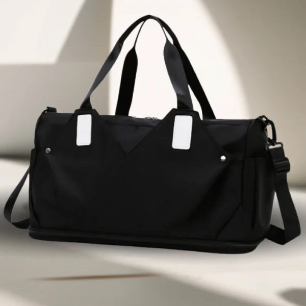 Geanta multifunctionala voiaj/sport extensibila, unisex, 48 x 23 x 21 x 9 cm, negru