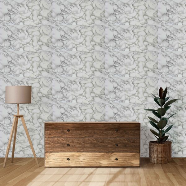 Set 50 bucati Marmura PD-907 decorativa autoadeziva , waterproo usor de montat, rezistent la caldura, adeziv puternic, 30×60 cm, 2 mm grosime