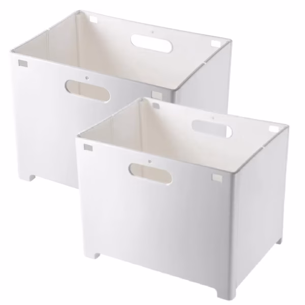 Set 2 Cutii de Depozitare , Capacitate 7, 8L si 31, 35L, dimensiuni 28x18x15, 5 cm si 38x30x27, 5 cm